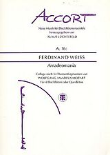 Ferdinand Weiss Notenblätter Amadeomania