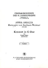 Prinzessin von Preussen Anna Amalie Notenblätter Konzert G-Dur