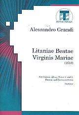 Alessandro Grandi Notenblätter Litaniae beatae virginis Mariae