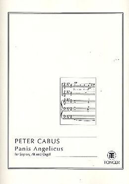 Peter Cabus Notenblätter Panis angelicus für
