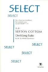 Sefton Cottom Notenblätter Dreiklangsuite für drei Blockflöten