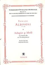 Tomaso Albinoni Notenblätter Adagio g-Moll - für Violoncello und