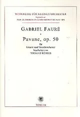 Gabriel Urbain Fauré Notenblätter Pavane op.50