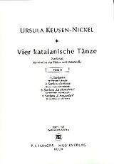 Ursula Keusen-Nickel Notenblätter 4 katalanische Tänze op.13