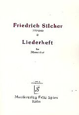 Friedrich Silcher Notenblätter Liederheft für Männerchor