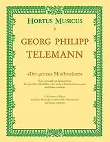 Georg Philipp Telemann Notenblätter Der getreue Musikmeister