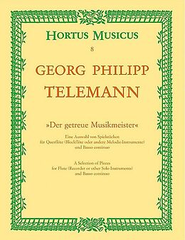 Georg Philipp Telemann Notenblätter Der getreue Musikmeister