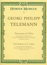 Georg Philipp Telemann Notenblätter Triosonate C-Dur
