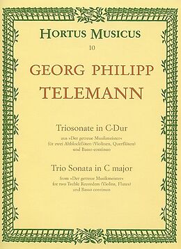 Georg Philipp Telemann Notenblätter Triosonate C-Dur