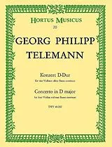 Georg Philipp Telemann Notenblätter Konzert
