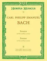 Carl Philipp Emanuel Bach Notenblätter Sonaten Band 2 (Wq128 und Wq131)