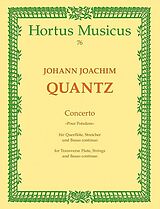 Johann Joachim Quantz Notenblätter Concerto pour Potsdam