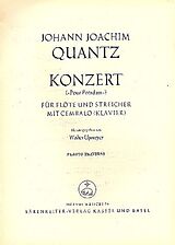 Johann Joachim Quantz Notenblätter Concerto pour Potsdam