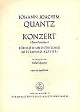 Johann Joachim Quantz Notenblätter Concerto pour Potsdam
