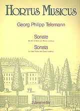 Georg Philipp Telemann Notenblätter Sonate B-Dur