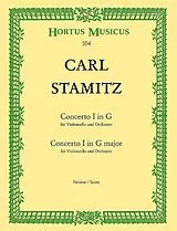 Karl Philipp Stamitz Notenblätter Concerto Nr. 1 G-Dur