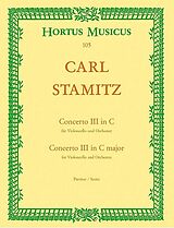 Karl Philipp Stamitz Notenblätter Konzert C-Dur Nr.3