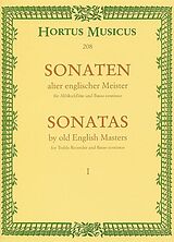  Notenblätter Sonaten alter englischer Meister