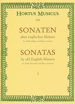  Notenblätter Sonaten alter englischer Meister