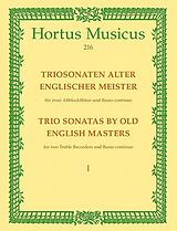  Notenblätter Triosonaten alter englischer