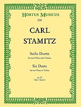 Karl Stamitz Notenblätter 6 Duette op.27 Band 2 für