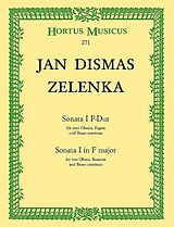 Jan Dismas Zelenka Notenblätter Sonate F-Dur Nr.1