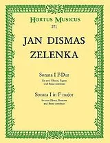 Jan Dismas Zelenka Notenblätter Sonate F-Dur Nr.1