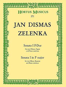 Jan Dismas Zelenka Notenblätter Sonate F-Dur Nr.1