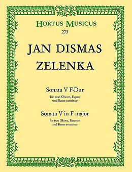 Jan Dismas Zelenka Notenblätter Sonate F-Dur Nr.5