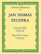 Jan Dismas Zelenka Notenblätter Sonate c-Moll Nr.6 ZWV181,6