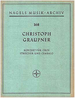 Christoph Graupner Notenblätter Konzert F-Dur