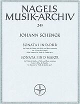 Johannes Schenck Notenblätter Sonate D-Dur op.9,1