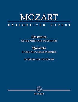 Wolfgang Amadeus Mozart Notenblätter Quartette