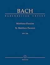 Johann Sebastian Bach Notenblätter Matthäus-Passion BWV244