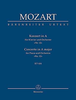 Wolfgang Amadeus Mozart Notenblätter Konzert A-Dur KV414 für