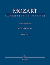 Wolfgang Amadeus Mozart Notenblätter Messe c-Moll KV427 für Soli