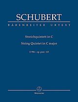 Franz Schubert Notenblätter Streichquintett C-Dur D956 oppost.163