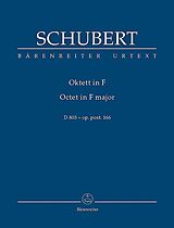 Franz Schubert Notenblätter Oktett F-Dur D803 oppost.166