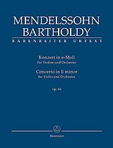 Felix Mendelssohn-Bartholdy Notenblätter Konzert e-Moll op.64