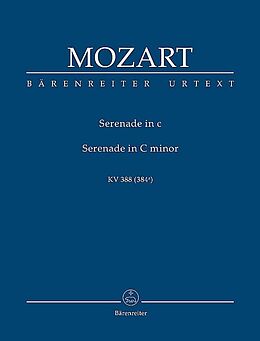 Wolfgang Amadeus Mozart Notenblätter Serenade c-Moll KV388 für 2 Oboen, 2 Klarinetten, 2 Hörner