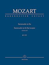 Wolfgang Amadeus Mozart Notenblätter Serenade Es-Dur KV375 für Bläser