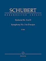 Franz Schubert Notenblätter Sinfonie D-Dur Nr.3 D200