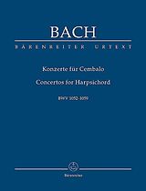 Johann Sebastian Bach Notenblätter Konzerte für Cembalo BWV1052-1059