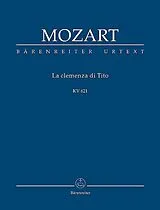 Wolfgang Amadeus Mozart Notenblätter La clemenza di Tito KV621