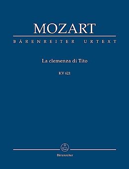 Wolfgang Amadeus Mozart Notenblätter La clemenza di Tito KV621