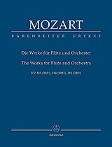 Wolfgang Amadeus Mozart Notenblätter Die Werke für Flöte und Orchester
