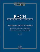 Johann Sebastian Bach Notenblätter Wie schön leuchtet der Morgenstern