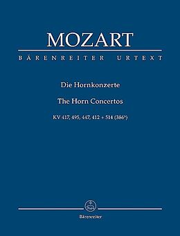 Wolfgang Amadeus Mozart Notenblätter Die Konzerte