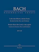 Johann Sebastian Bach Notenblätter Lobe den Herrn meine Seele