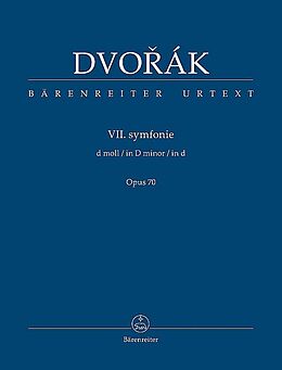 Antonin Leopold Dvorak Notenblätter Sinfonie d-Moll Nr.7 op.70